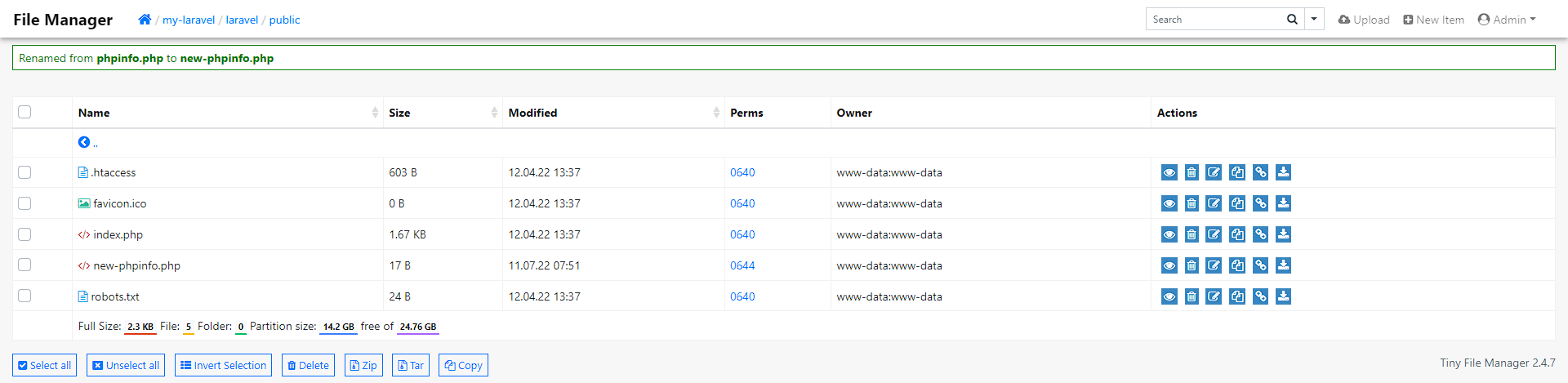 How to Manage Files using File Manager on Paas.id