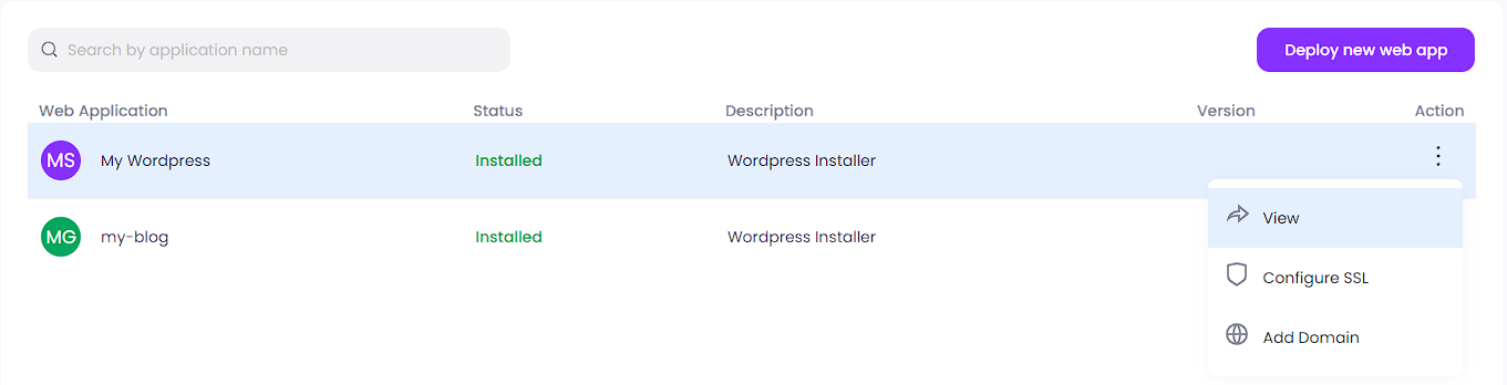 How to Delete a Domain from a Web Application on Paas.id