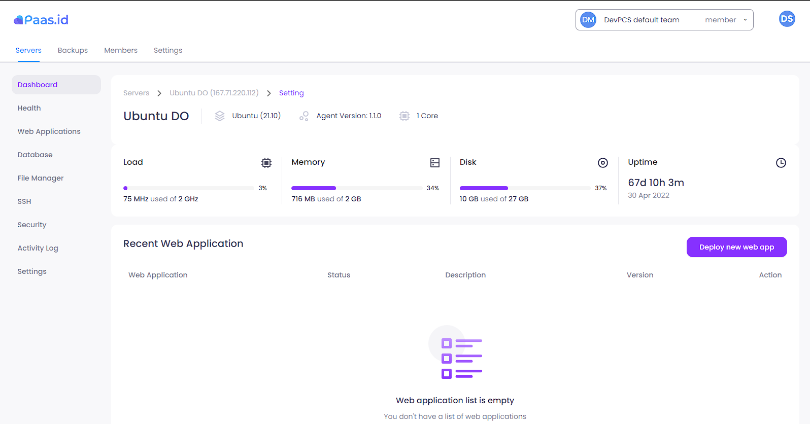 How to Manage Files using File Manager on Paas.id