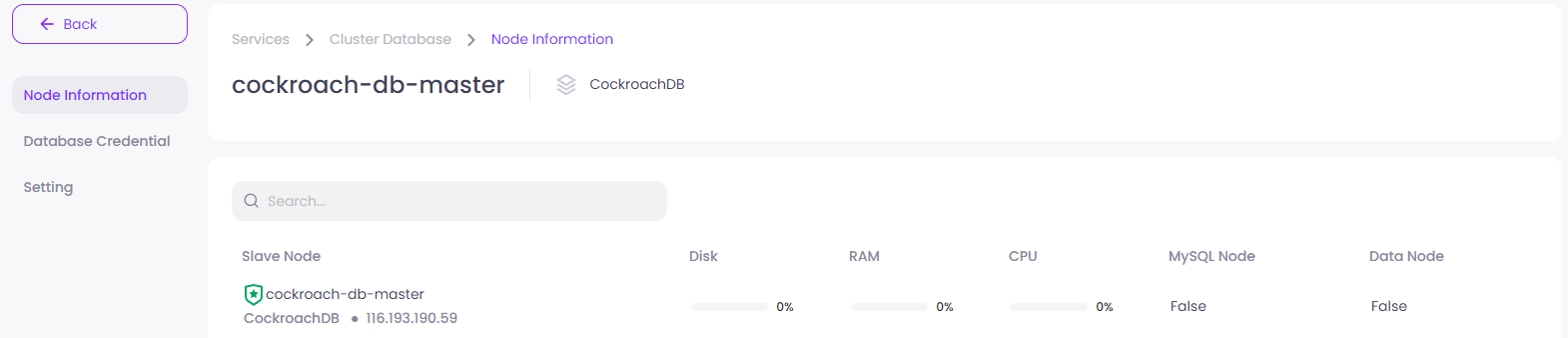 Setup Cockroach Cluster on Paas