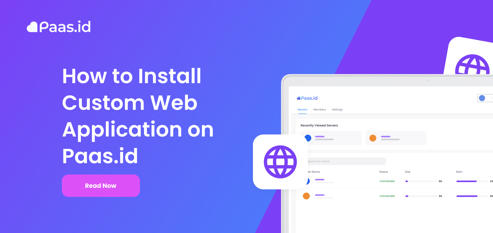 How to Install Custom Web Application on Paas.id