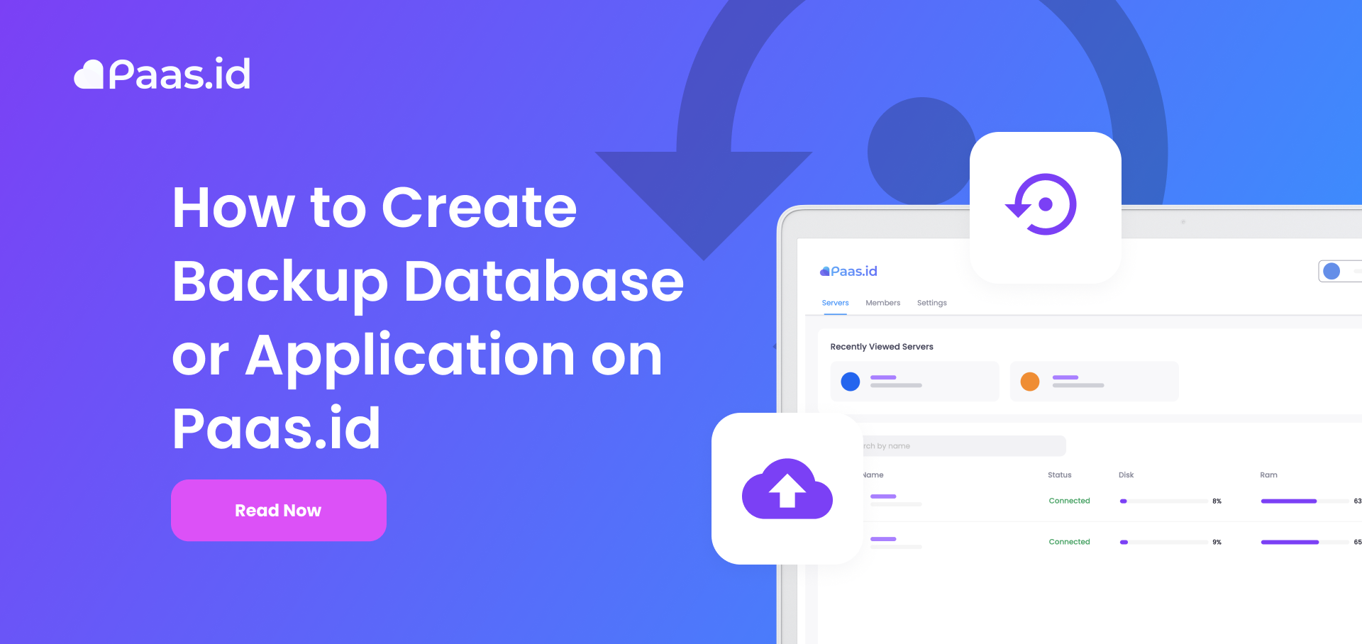 How to Create Backup Database or Application on PAAS