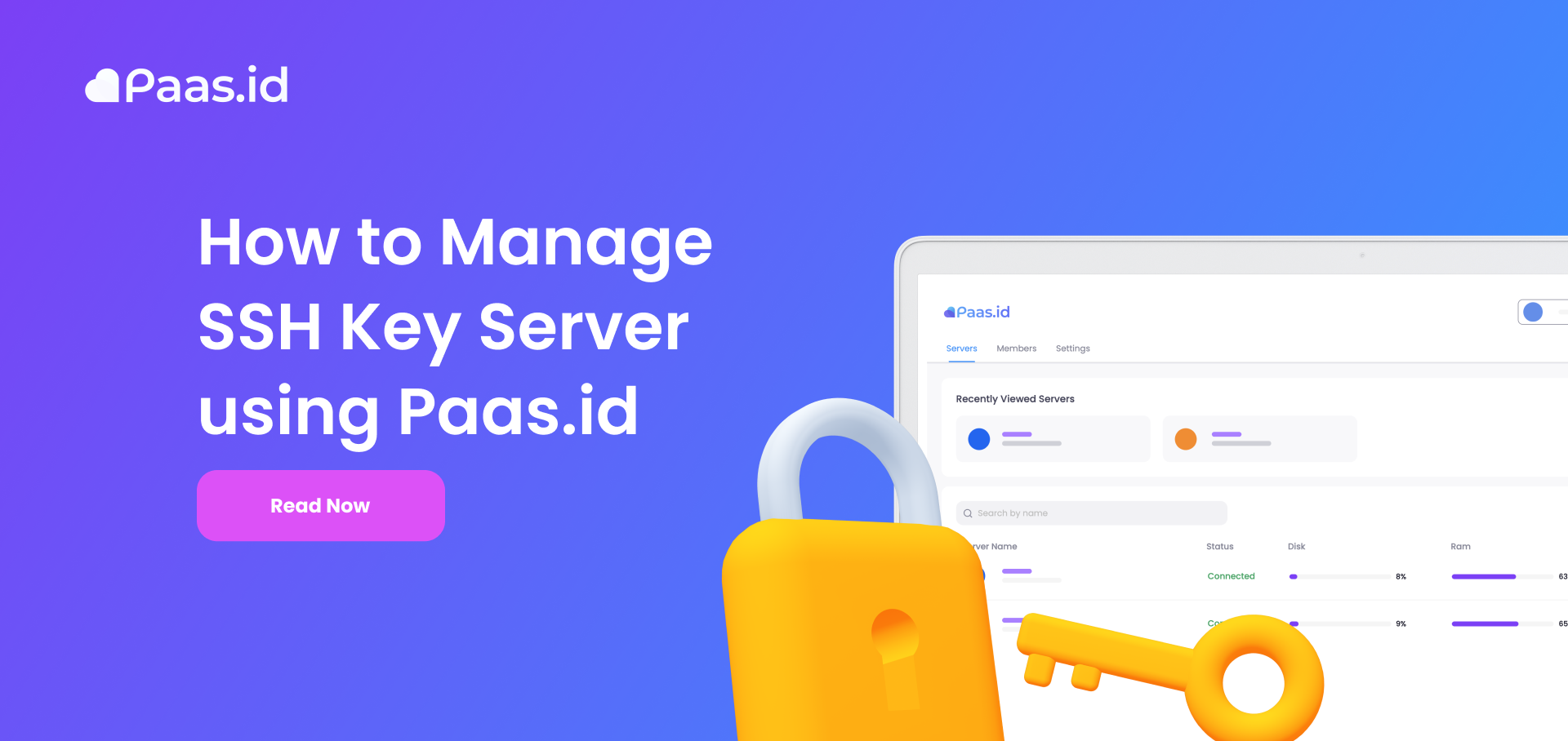 How to Manage SSH Key Server using PAAS